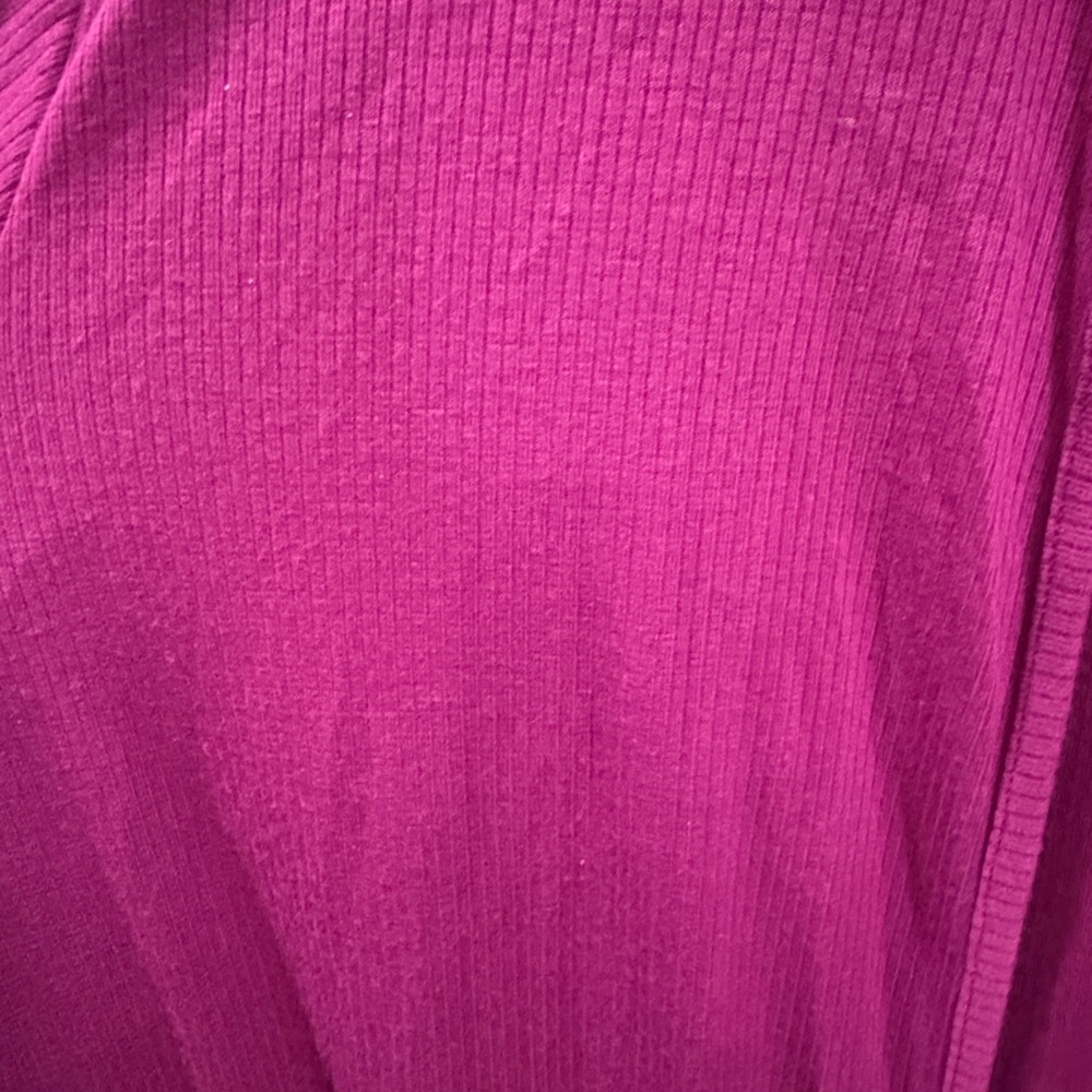 Muk Luks Fuchsia Open Cardigan and pants - Size 2X - Picture 12 of 14